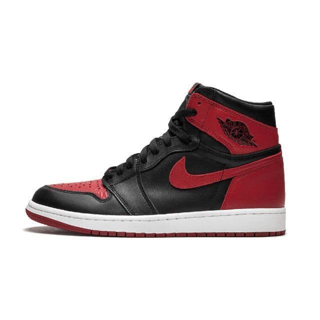 Men's Jordan 1 Retro High Og Basketball Shoes - Red Black