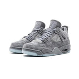 Men's Jordan 4 Retro Kaws Basketball Shoes - Grey