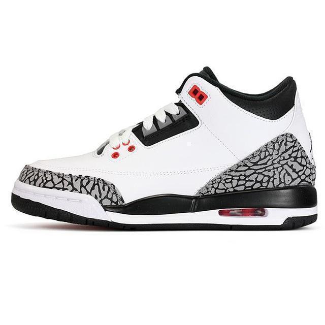 Men's Jordan 3 "infrared 23" Basketball Shoes - White