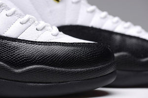 Nike Air Jordan 12 Retro 'Taxi' 2013 Black White Shoes Basketball Men Sale