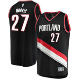 Jusuf Nurkic Black Portland Trail Blazers Fast Break Team Color Player Jersey  Icon Edition  Black
