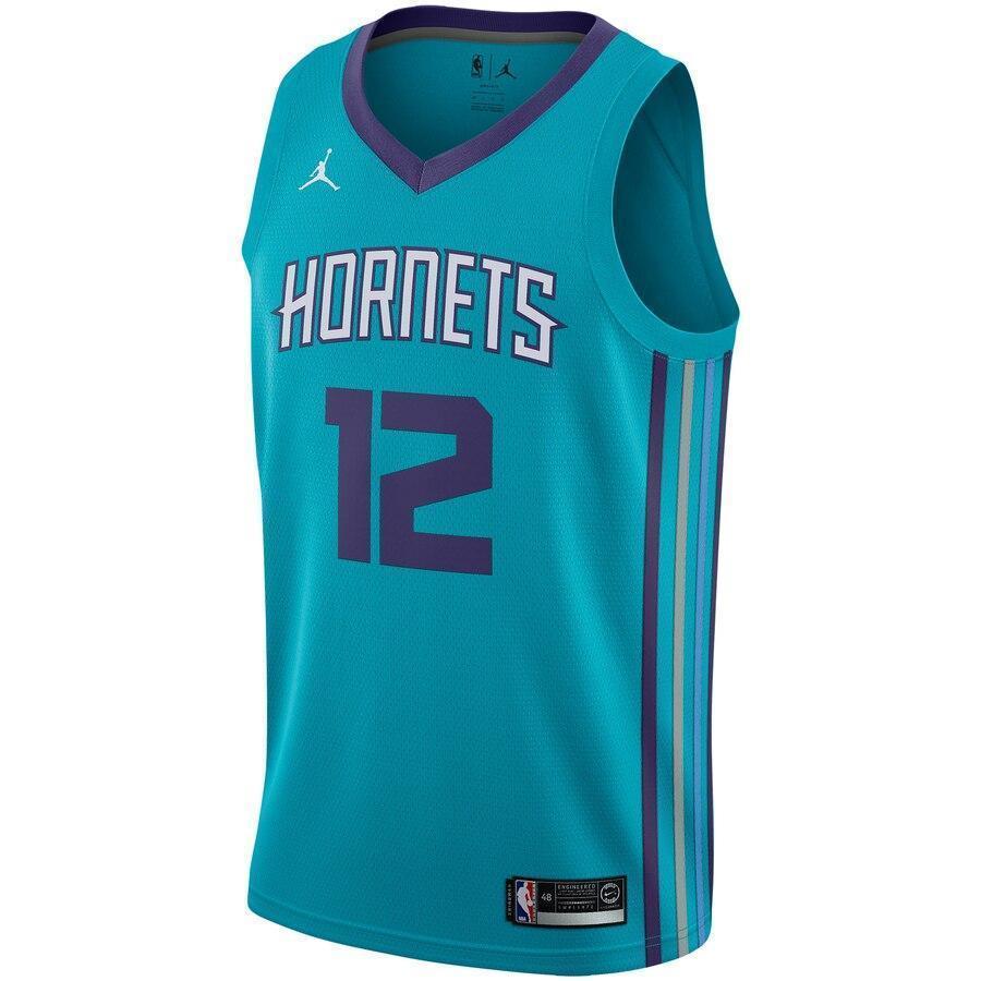 Men's Jordan Brand Dwight Howard Teal Charlotte Hornets Swingman Jersey  Icon Edition   Aqua