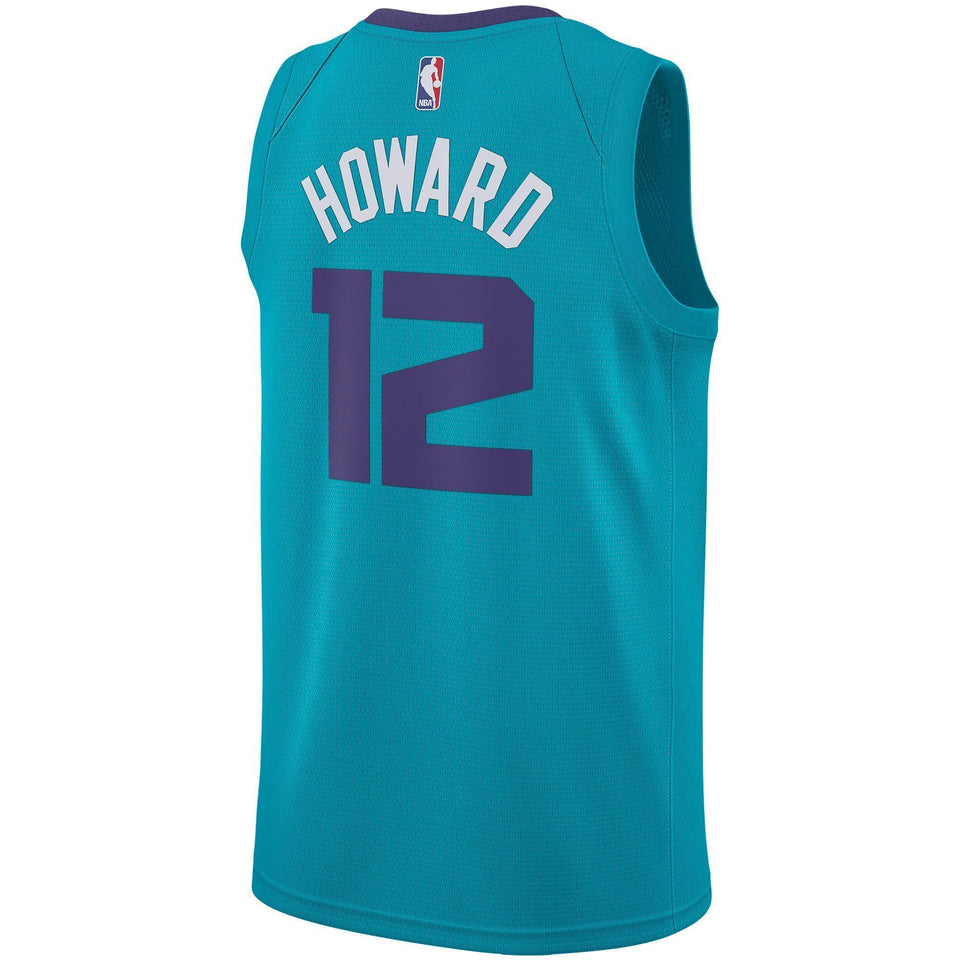 Men's Jordan Brand Dwight Howard Teal Charlotte Hornets Swingman Jersey  Icon Edition   Aqua