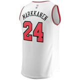 Men's Fanatics Branded Lauri Markkanen White Chicago Bulls Fast Break Replica Jersey  Association Edition  White