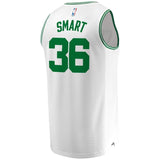 Men's Fanatics Branded Marcus Smart White Boston Celtics Fast Break Replica Jersey – Association Edition  White