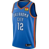 Oklahoma City Thunder Nike Youth Adams Icon Swingman Jersey  Blue