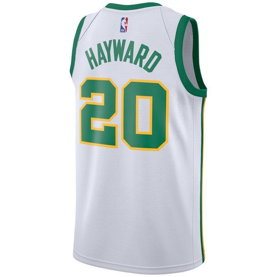 Men's Nike Gordon Hayward White Boston Celtics City Edition Swingman Jersey  White