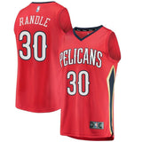 Men's Fanatics Branded Julius Randle Red New Orleans Pelicans Fast Break Replica Player Jersey  Statement Edition  Red