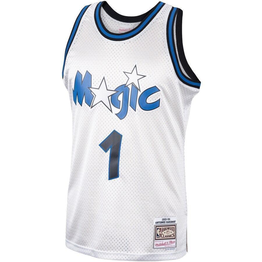 Penny Hardaway Orlando Magic Mitchell & Ness Hardwood Classics Platinum Swingman Jersey  White