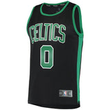 Men's Fanatics Branded Jayson Tatum Black Boston Celtics Fast Break Replica Jersey  Statement Edition  Black