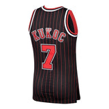Men's Mitchell & Ness Toni Kukoc Black Chicago Bulls  Hardwood Classics Swingman Jersey  Black