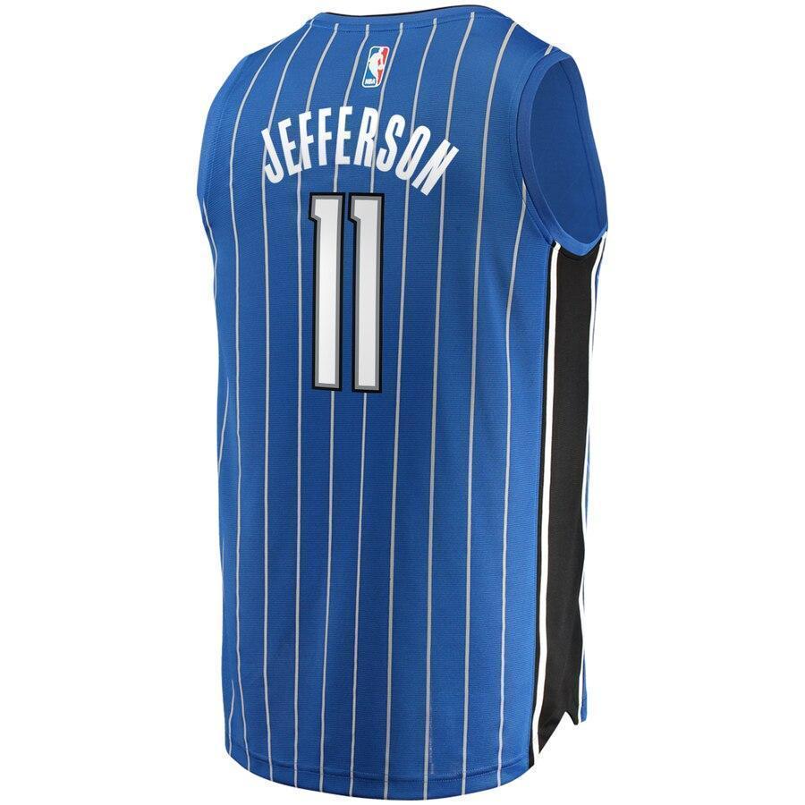 Men's Fanatics Branded Amile Jefferson Blue Orlando Magic Fast Break Replica Jersey – Icon Edition  Blue