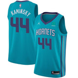 Men's Jordan Brand Frank Kaminsky Teal Charlotte Hornets Swingman Sponsor Patch Jersey – Icon Edition  Aqua