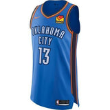 Oklahoma City Thunder Paul George Authentic Jersey  Blue