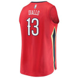 Men's Fanatics Branded Cheick Diallo Red New Orleans Pelicans Fast Break Replica Player Jersey  Statement Edition  Red