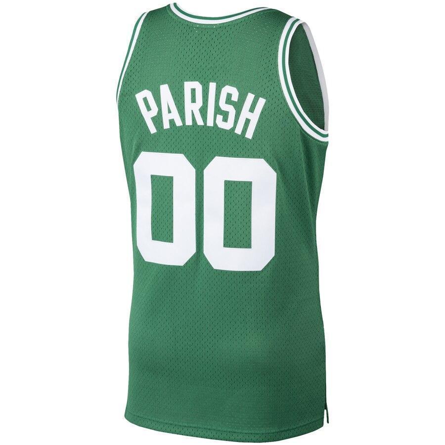 Men's Mitchell & Ness Robert Parish Kelly Green Boston Celtics 7 Hardwood Classics Swingman Jersey  Green