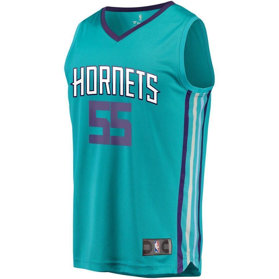 Youth Fanatics Branded J.P. Macura Teal Charlotte Hornets Fast Break Player Jersey  Icon Edition  Aqua