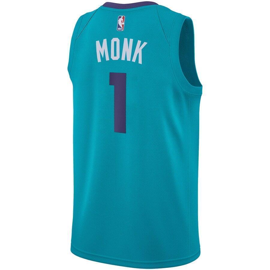 Men's Jordan Brand Malik Monk Teal Charlotte Hornets Swingman Sponsor Patch Jersey – Icon Edition  Aqua