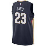 Men's Nike Anthony Davis Navy New Orleans Pelicans Swingman Sponsor Patch Jersey Navy