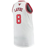 Men's adidas Zach LaVine White Chicago Bulls Finished Authentic Jersey  White