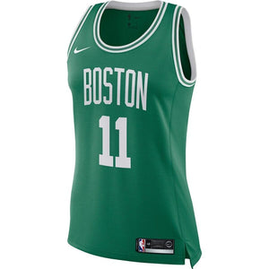 Women's Nike Kyrie Irving Kelly Green Boston Celtics Swingman Jersey  Icon Edition  Green