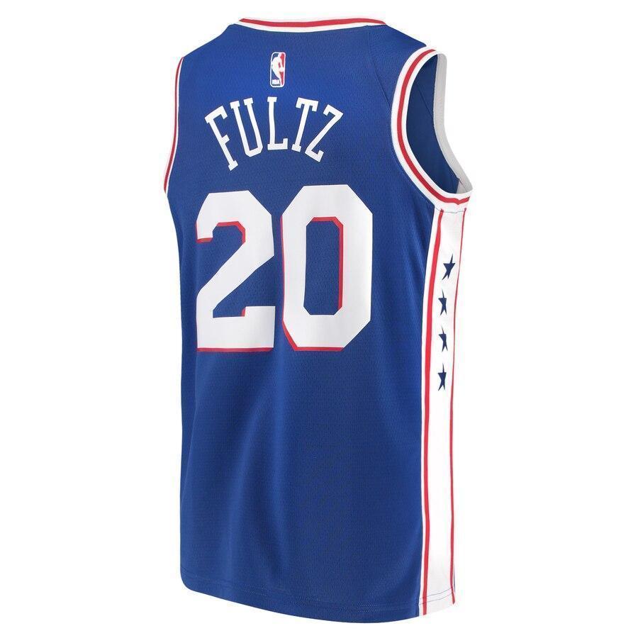 Men's Nike Markelle Fultz Blue Philadelphia 7ers Swingman Jersey  Icon Edition  Royal