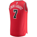Men's Fanatics Branded Timothe LuwawuCabarrot Red Chicago Bulls Fast Break Replica Jersey – Icon Edition  Red