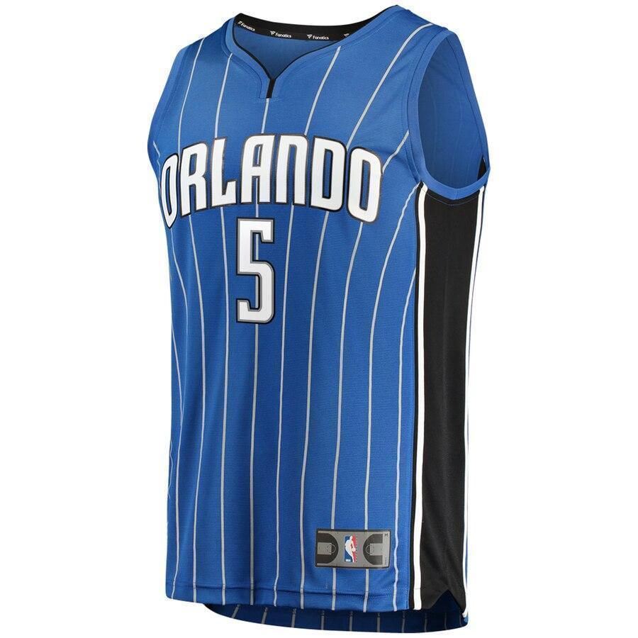 Men's Fanatics Branded Mohamed Bamba Blue Orlando Magic Fast Break Replica Jersey – Icon Edition  Blue