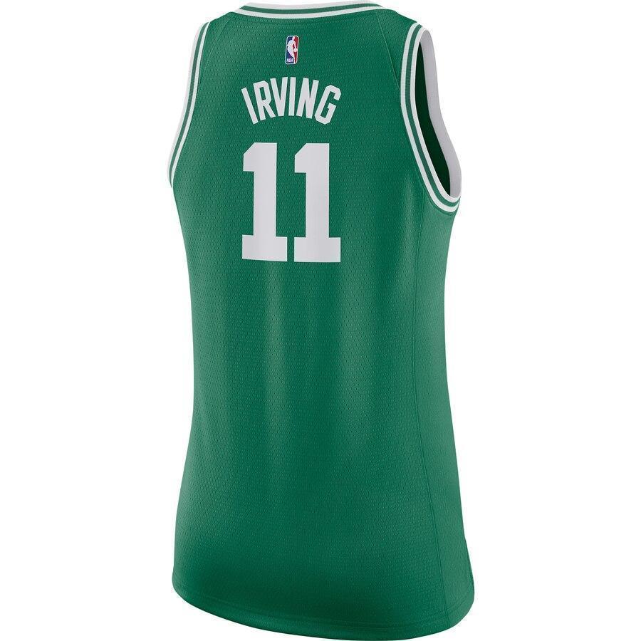 Women's Nike Kyrie Irving Kelly Green Boston Celtics Swingman Jersey  Icon Edition  Green