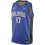 Men's Nike Jonathan Simmons Royal Orlando Magic Swingman Sponsor Patch Jersey  Icon Edition  Blue