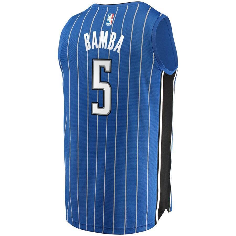 Men's Fanatics Branded Mohamed Bamba Blue Orlando Magic Fast Break Replica Jersey – Icon Edition  Blue