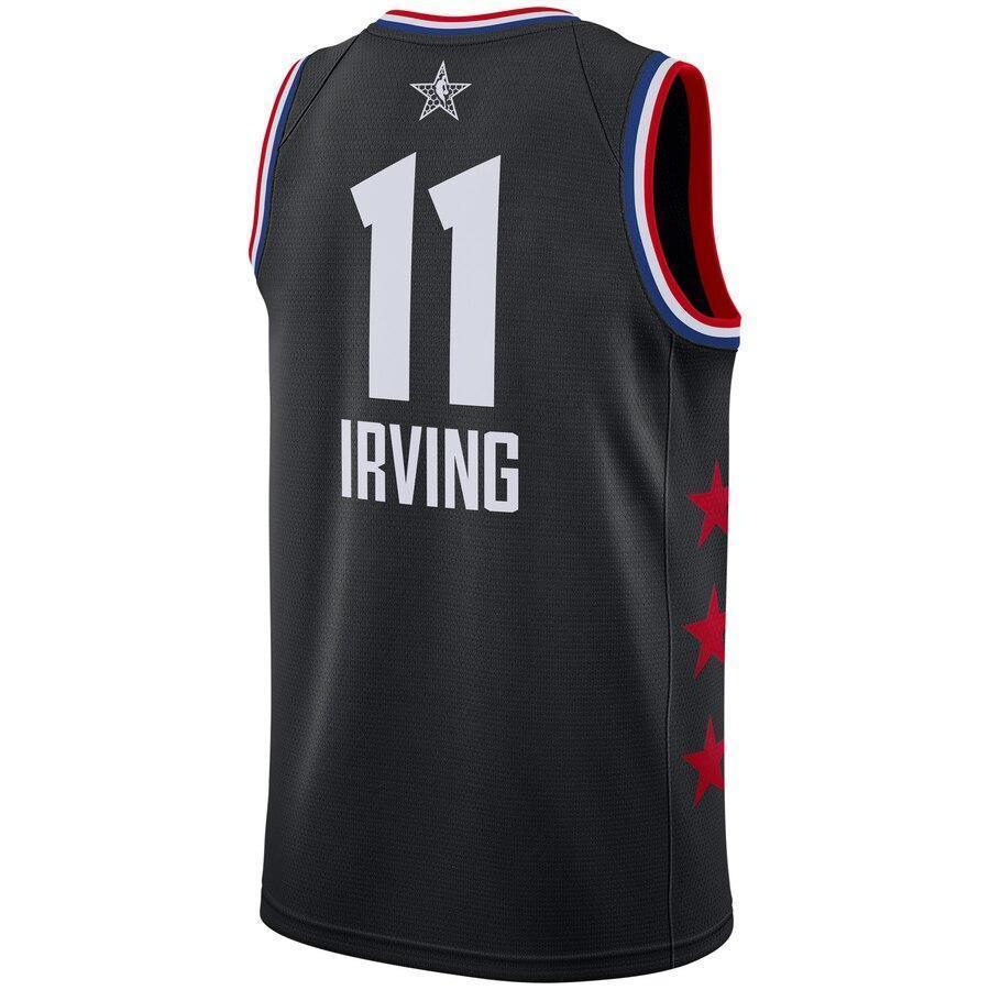 Men's Jordan Brand Kyrie Irving Black Boston Celtics  NBA AllStar Game Finished Swingman Jersey  Black