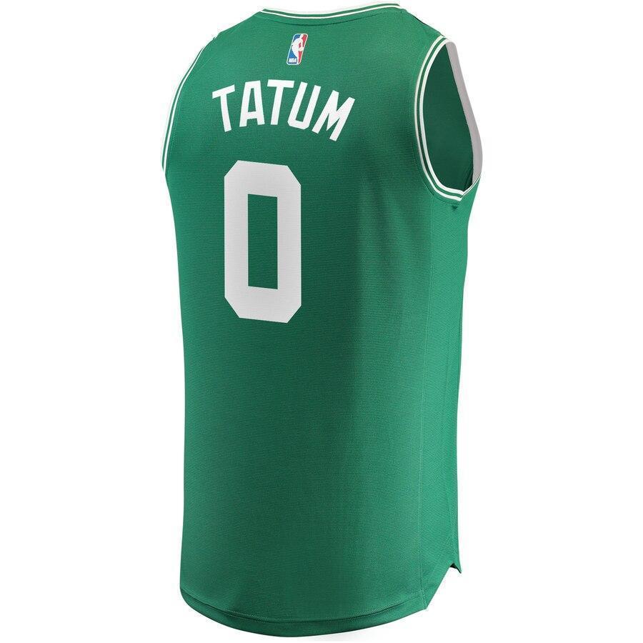 Men's Fanatics Branded Jayson Tatum Green Boston Celtics Fast Break Replica Jersey  Icon Edition  Green