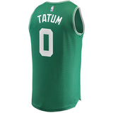 Men's Fanatics Branded Jayson Tatum Green Boston Celtics Fast Break Replica Jersey  Icon Edition  Green