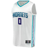 Men's Fanatics Branded Miles Bridges White Charlotte Hornets Fast Break Replica Jersey – Association Edition   White