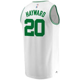Men's Fanatics Branded Gordon Hayward White Boston Celtics Fast Break Replica Jersey – Association Edition  White
