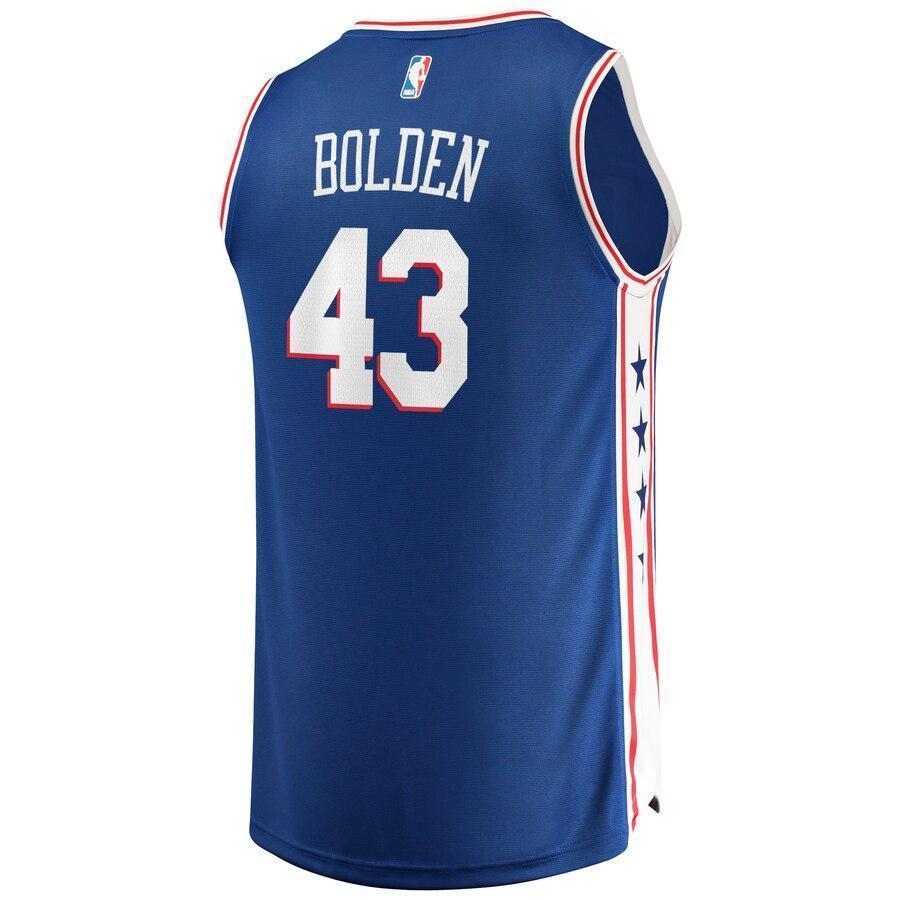 Men's Fanatics Branded Jonah Bolden Royal Philadelphia 7ers Fast Break Replica Jersey – Icon Edition  Royal
