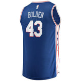 Men's Fanatics Branded Jonah Bolden Royal Philadelphia 7ers Fast Break Replica Jersey – Icon Edition  Royal