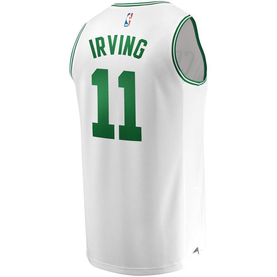 Men's Fanatics Branded Kyrie Irving White Boston Celtics Fast Break Replica Player Jersey  Association Edition  White