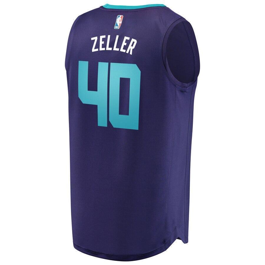 Men's Fanatics Branded Cody Zeller Purple Charlotte Hornets Fast Break Replica Player Jersey  Statement Edition  Purple