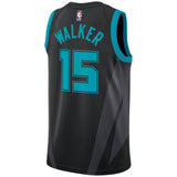 Men's Jordan Brand Kemba Walker Black Charlotte Hornets City Edition Swingman Jersey  Black