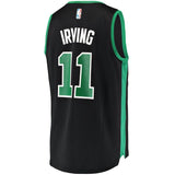 Men's Fanatics Branded Kyrie Irving Black Boston Celtics Fast Break Replica Jersey  Statement Edition  Black