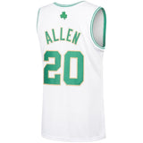Men's Mitchell & Ness Ray Allen White Boston Celtics  Hardwood Classics Authentic Jersey  White
