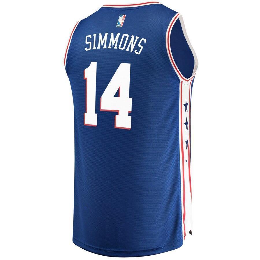 Men's Fanatics Branded Jonathon Simmons Royal Philadelphia 7ers Fast Break Replica Jersey – Icon Edition  Royal