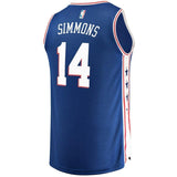 Men's Fanatics Branded Jonathon Simmons Royal Philadelphia 7ers Fast Break Replica Jersey – Icon Edition  Royal