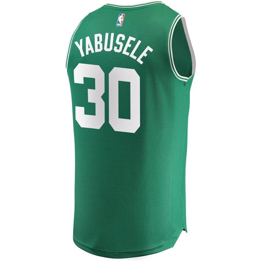 Men's Fanatics Branded Guerschon Yabusele Green Boston Celtics Fast Break Replica Player Jersey  Green