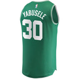 Men's Fanatics Branded Guerschon Yabusele Green Boston Celtics Fast Break Replica Player Jersey  Green