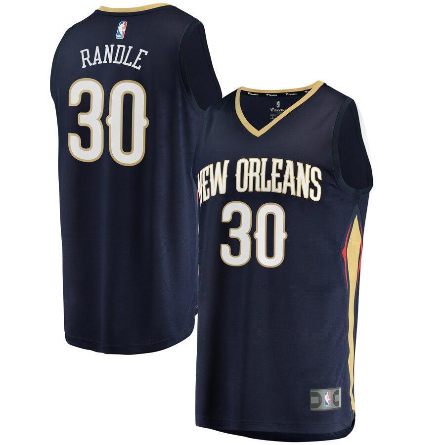 Men's Fanatics Branded Julius Randle Navy New Orleans Pelicans Fast Break Replica Jersey – Icon Edition  Navy