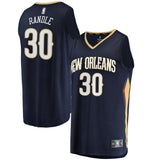 Men's Fanatics Branded Julius Randle Navy New Orleans Pelicans Fast Break Replica Jersey – Icon Edition  Navy