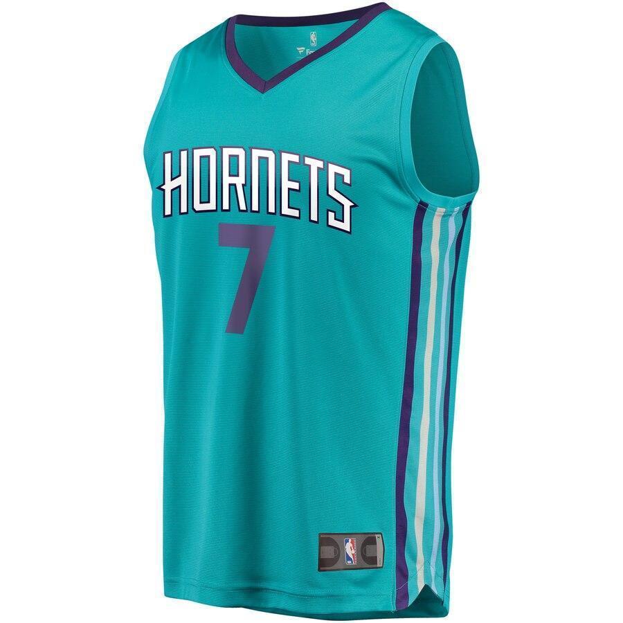 Youth Fanatics Branded Dwayne Bacon Teal Charlotte Hornets Fast Break Player Jersey  Icon Edition  Aqua